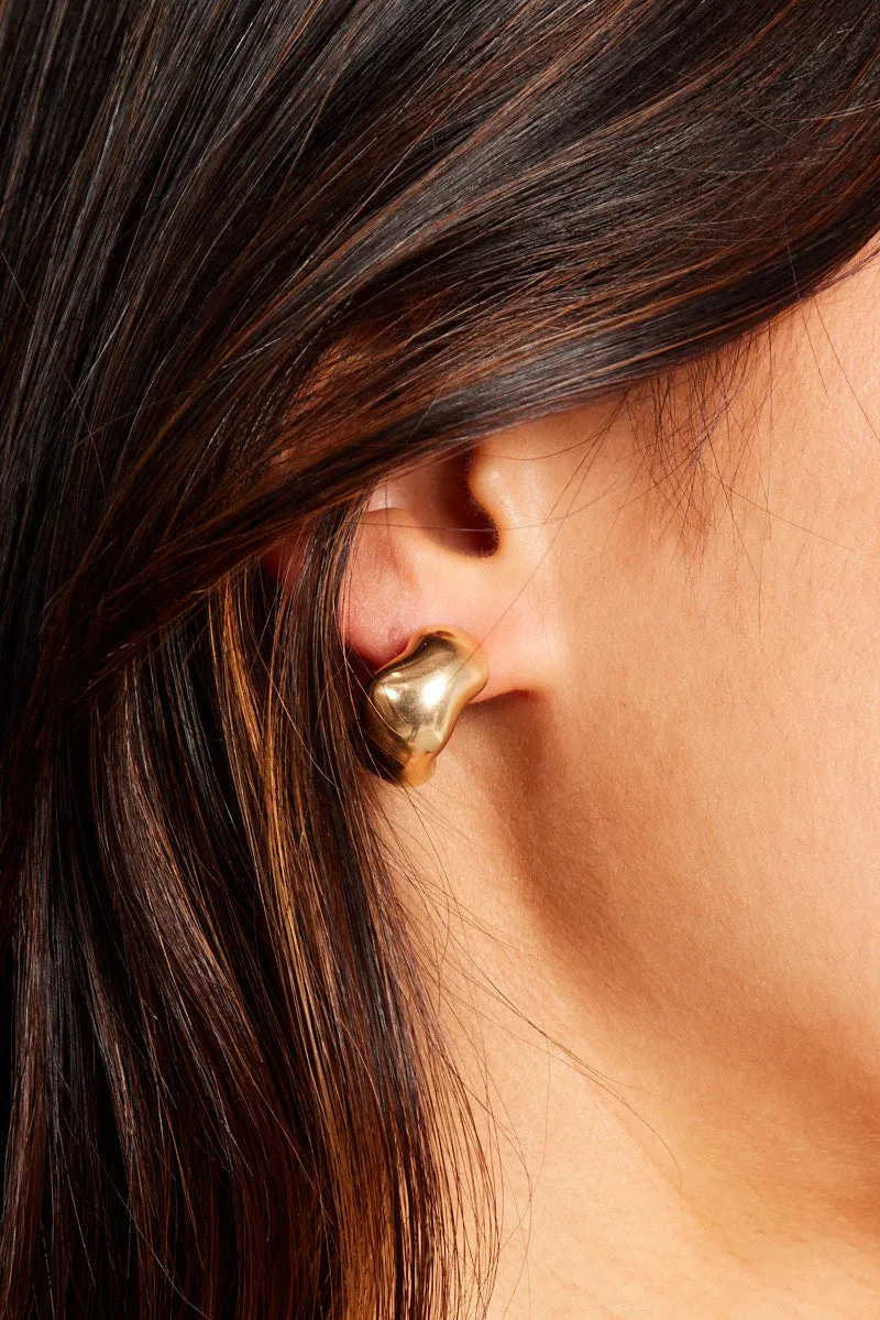Gold Hoop Earrings sold by Ally Fashion product image thumbnail 2