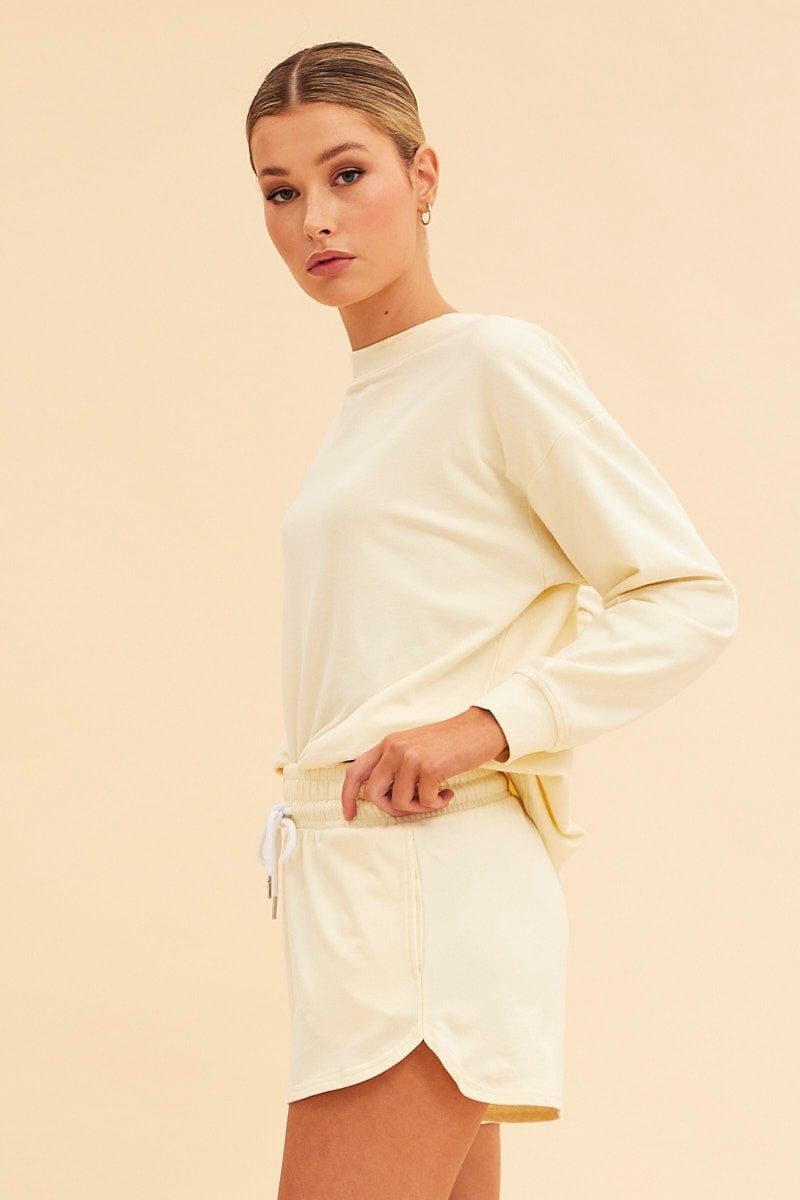 White Hudson Terry Short sold by Ally Fashion product image thumbnail 4