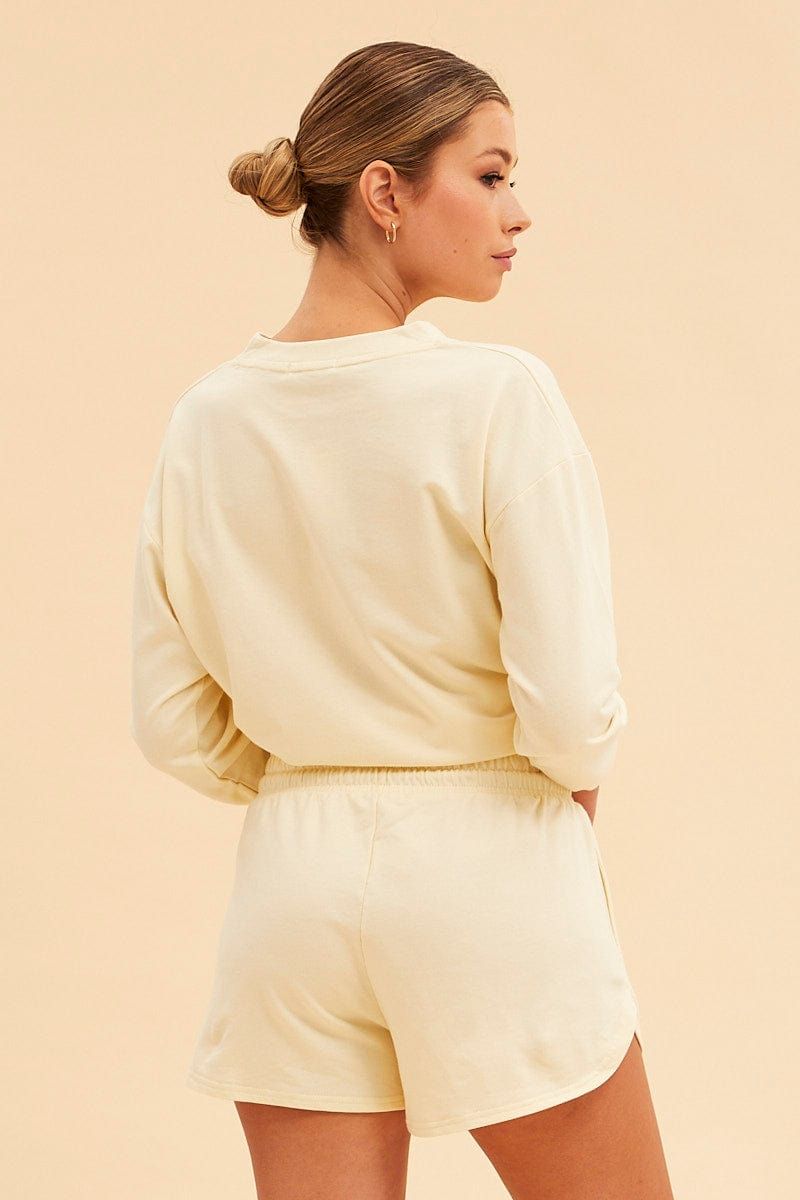 White Hudson Terry Short sold by Ally Fashion product image thumbnail 5