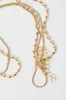 Gold Beads and Chain Layered Necklace sold by Ally Fashion