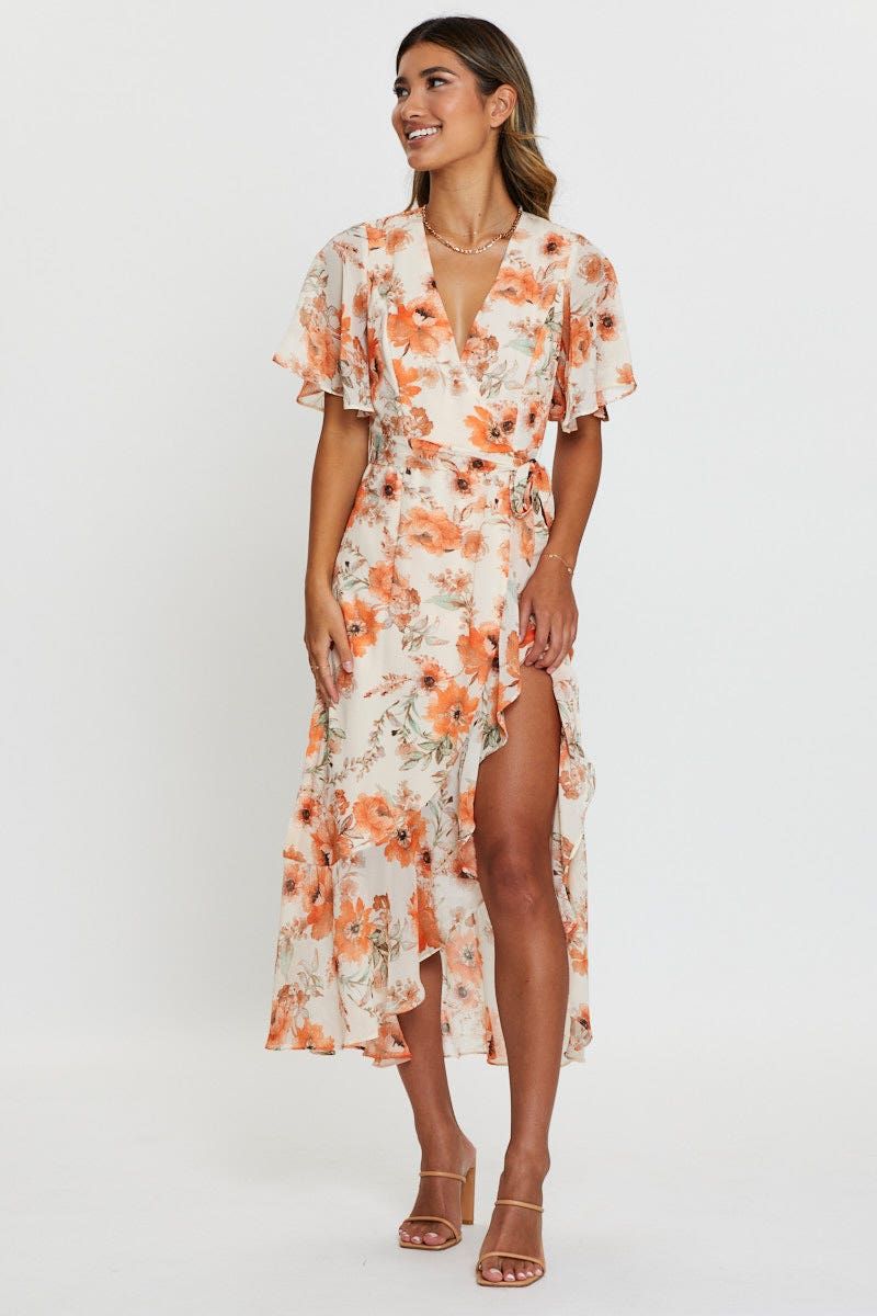 Print Dress Short Sleeve Maxi sold by Ally Fashion product image thumbnail 3