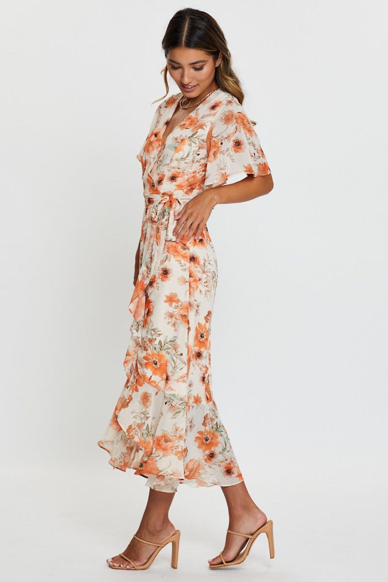 Print Dress Short Sleeve Maxi sold by Ally Fashion product image thumbnail 4