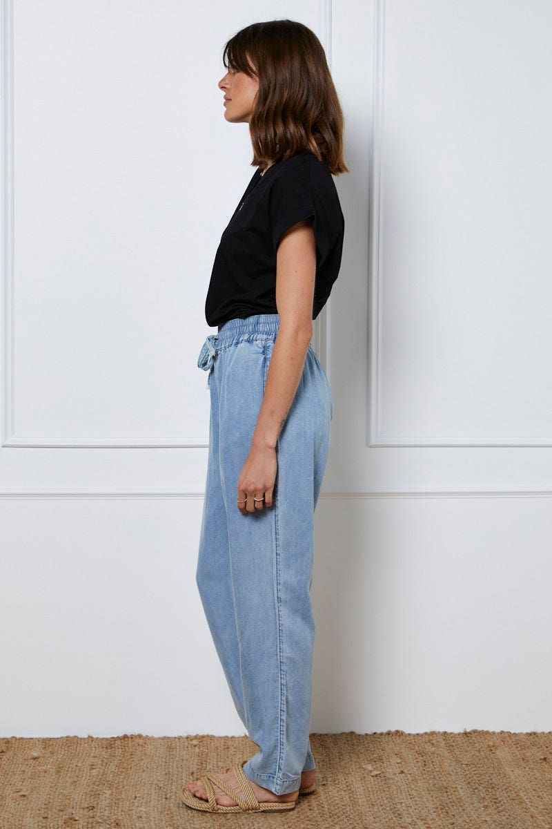 Blue Jeans High Rise Denim sold by Ally Fashion product image thumbnail 4
