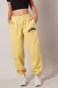 Yellow Track Pants High Rise sold by Ally Fashion