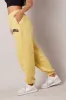 Yellow Track Pants High Rise sold by Ally Fashion