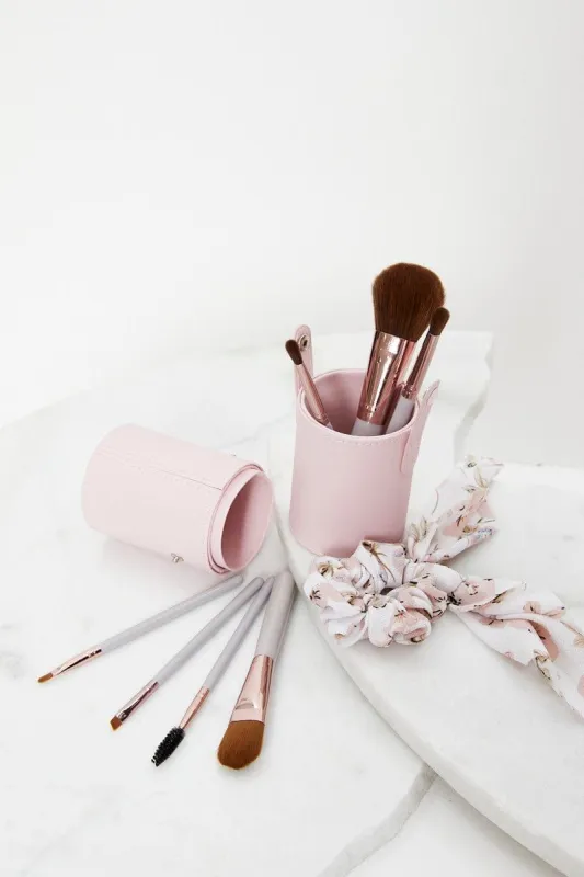 Pink Make Up Brush Set sold by Ally Fashion