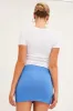 Blue Mini Skirt High Rise sold by Ally Fashion