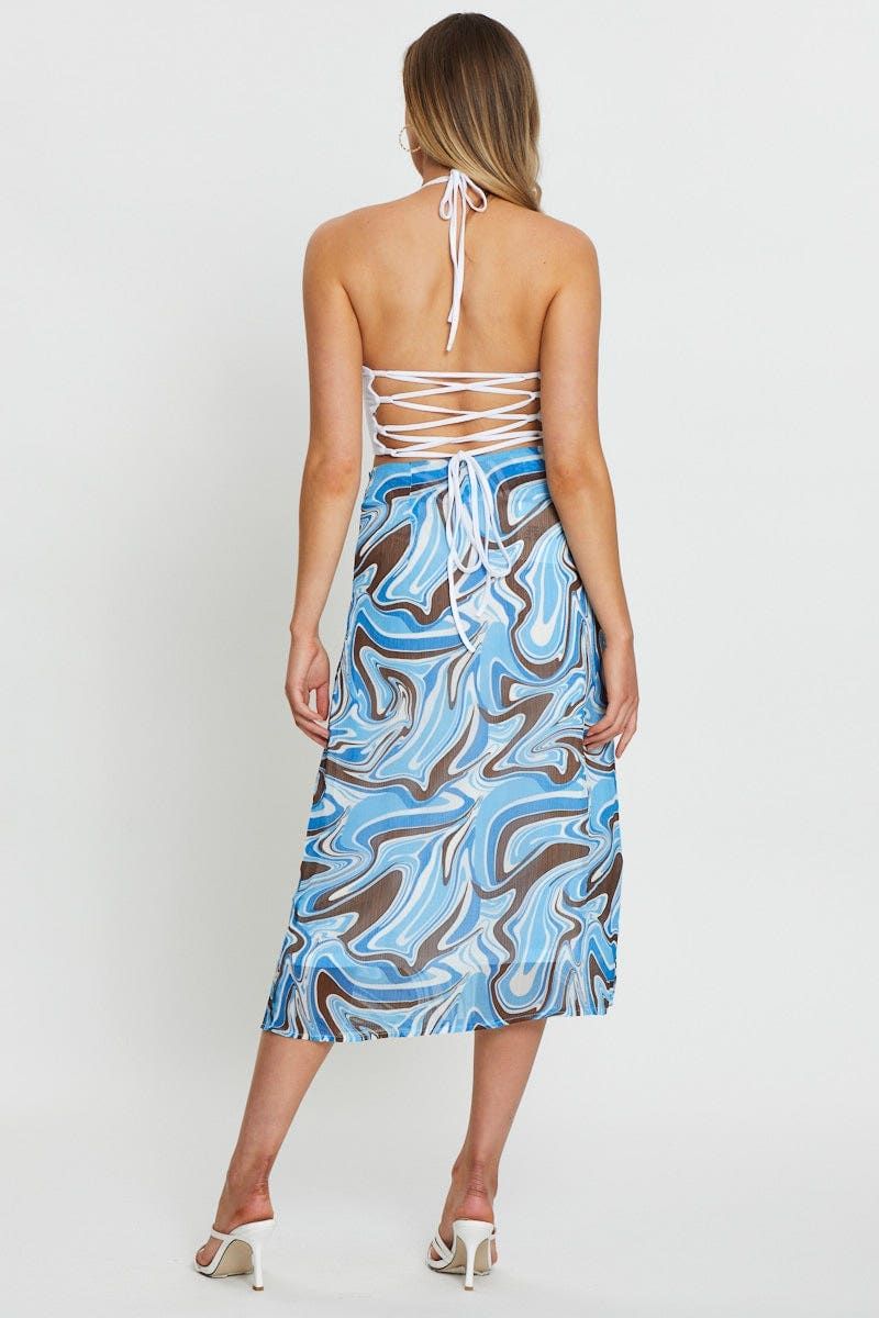 Print Midi Skirt Relaxed sold by Ally Fashion product image thumbnail 4