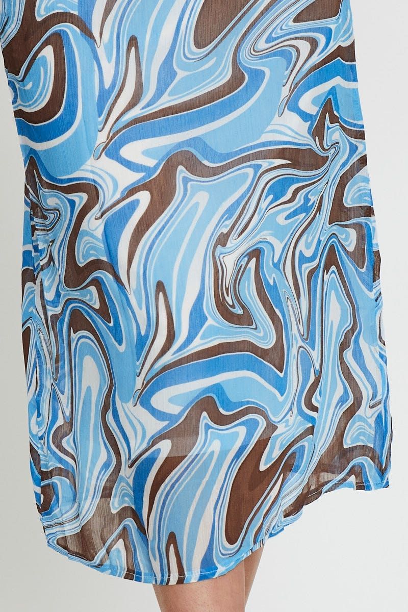 Print Midi Skirt Relaxed sold by Ally Fashion product image thumbnail 5