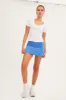 Blue Mini Skirt High Rise sold by Ally Fashion