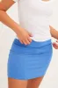 Blue Mini Skirt High Rise sold by Ally Fashion