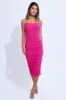 Pink Bodycon Dress Sleeveless Midi Mesh sold by Ally Fashion