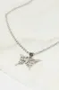 Grey Butterfly Pendent Necklace sold by Ally Fashion