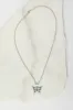 Grey Butterfly Pendent Necklace sold by Ally Fashion