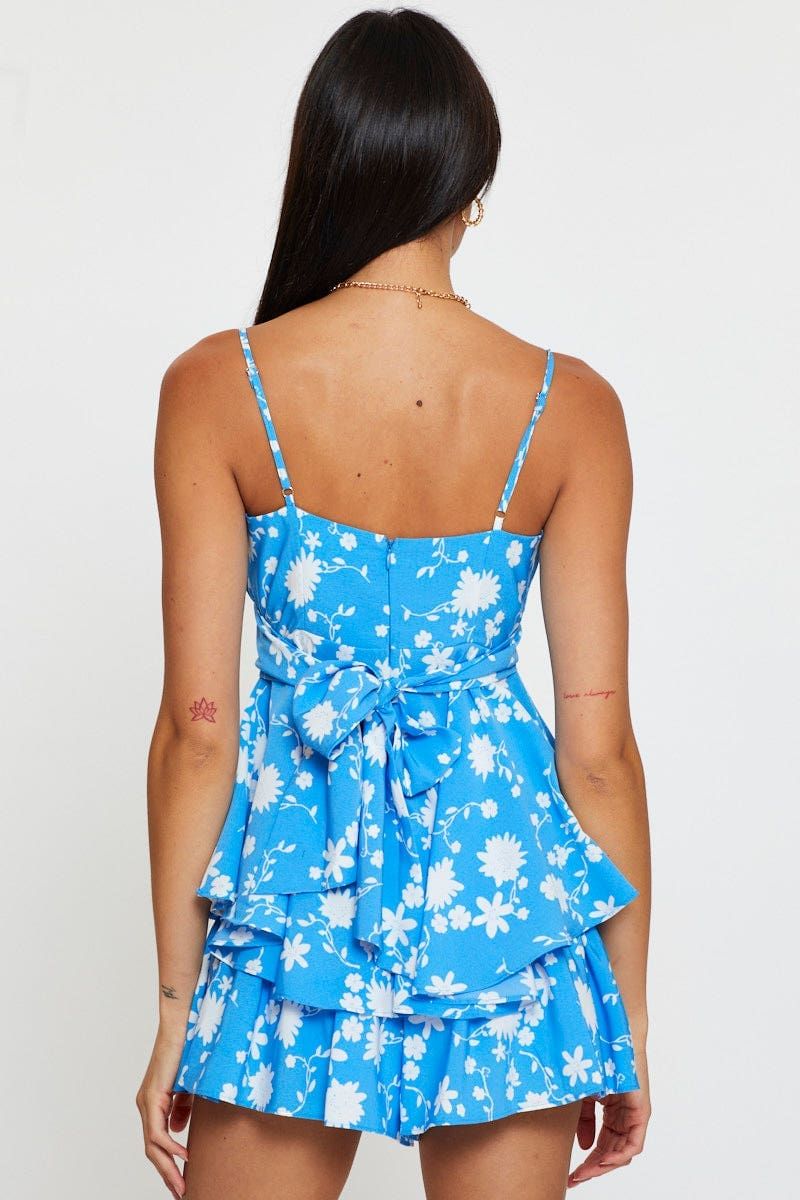 Print Playsuit Sleeveless sold by Ally Fashion product image thumbnail 4