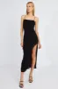 Black Maxi Dress Frilled Mesh sold by Ally Fashion