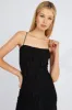 Black Maxi Dress Frilled Mesh sold by Ally Fashion