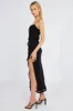 Black Maxi Dress Frilled Mesh sold by Ally Fashion