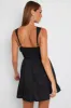Black Fit and Flare Dress Tiered sold by Ally Fashion