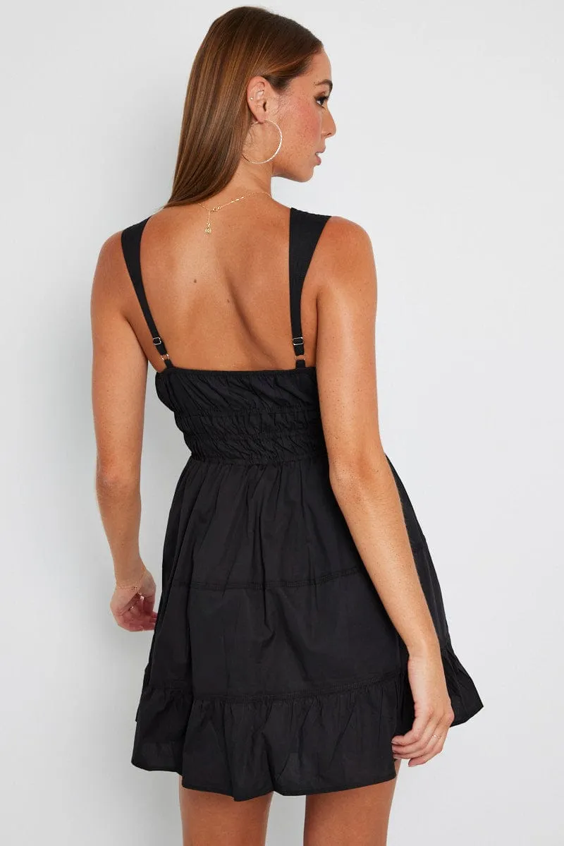 Black Fit and Flare Dress Tiered sold by Ally Fashion product image thumbnail 5