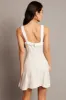 Beige Fit And Flare Dress Mini sold by Ally Fashion