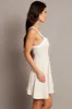 Beige Fit And Flare Dress Mini sold by Ally Fashion