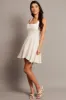Beige Fit And Flare Dress Mini sold by Ally Fashion