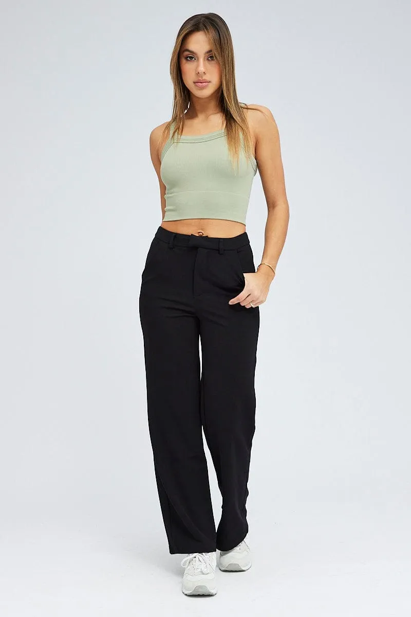 Green Singlet Top Seamless sold by Ally Fashion product image thumbnail 2