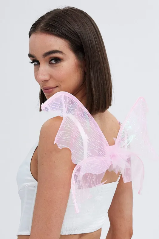 Pink Festival Butterfly Wings sold by Ally Fashion