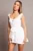 White Playsuit Sleeveless sold by Ally Fashion