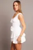 White Playsuit Sleeveless sold by Ally Fashion