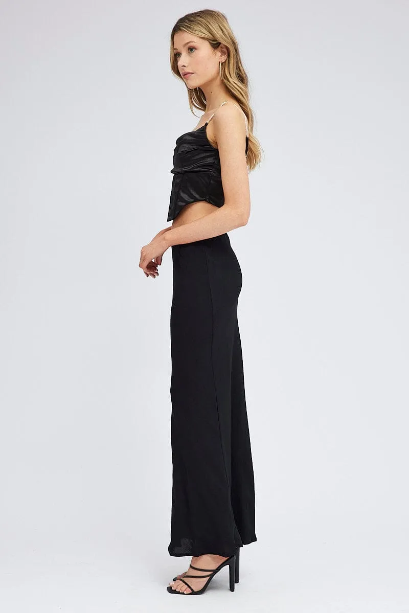 Black Maxi Bias Skirt sold by Ally Fashion product image thumbnail 4