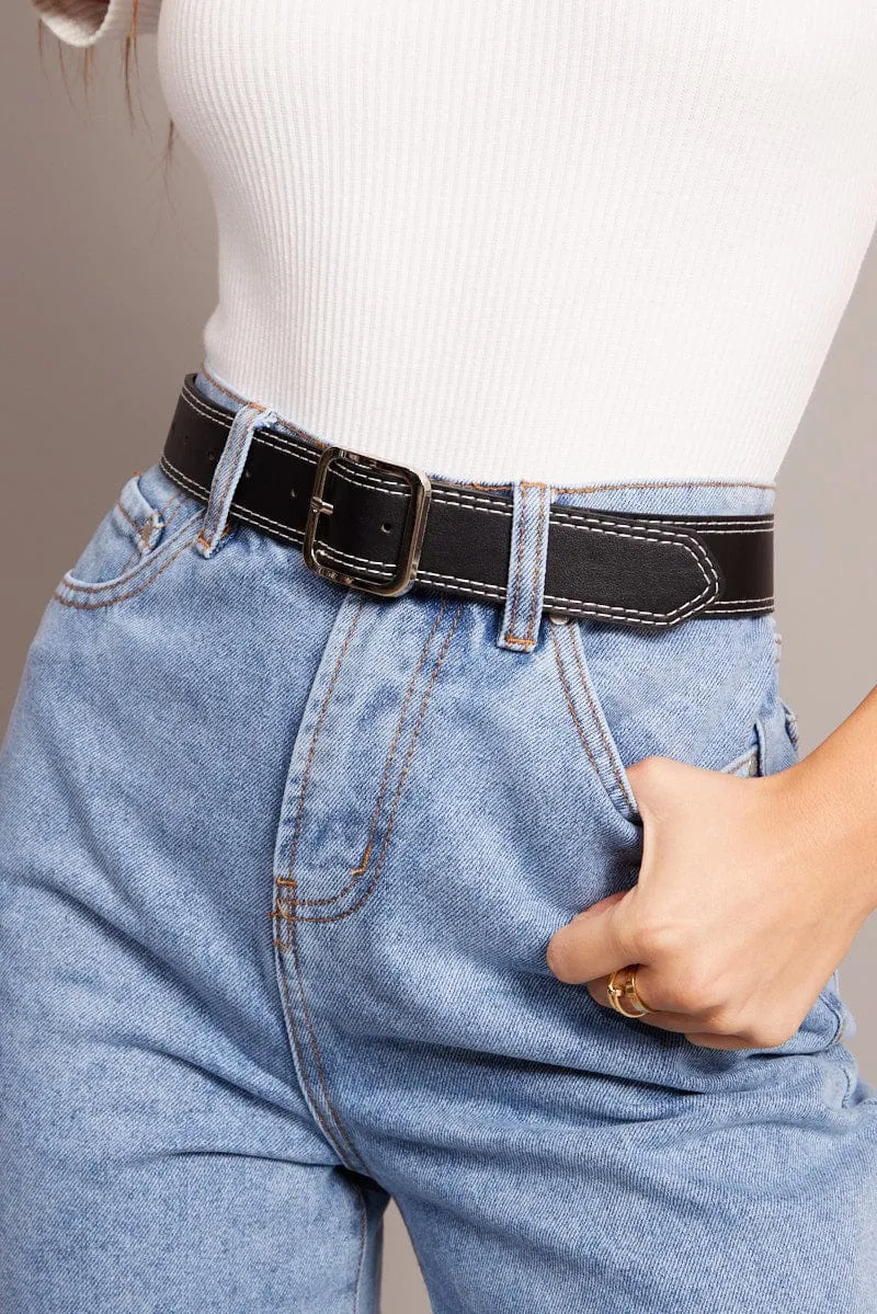 Silver Buckle Belt sold by Ally Fashion