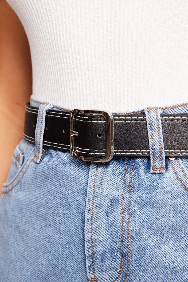 Silver Buckle Belt sold by Ally Fashion product image thumbnail 2