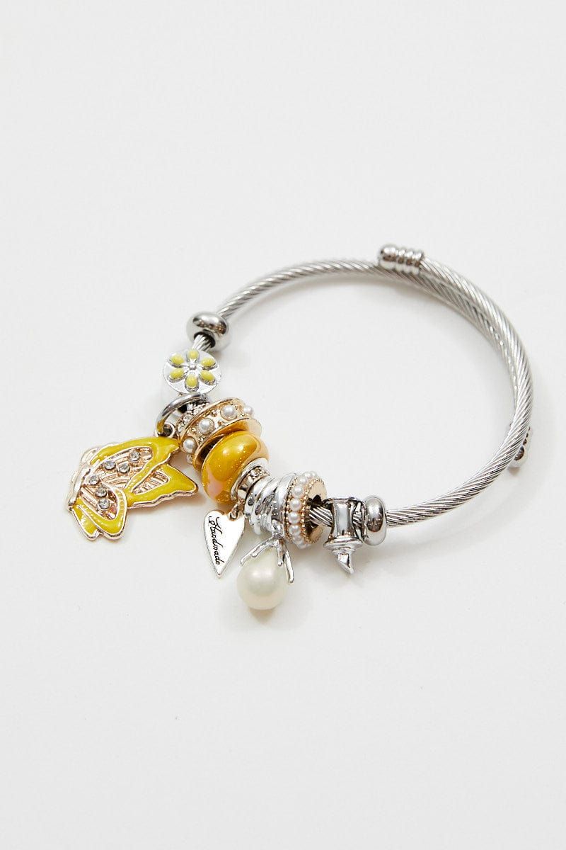 Yellow Charm Bracelet sold by Ally Fashion product image thumbnail 3
