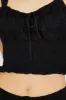 Black Lace Top Crop Sleeveless sold by Ally Fashion