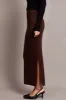 Brown Knit Skirt High Rise sold by Ally Fashion