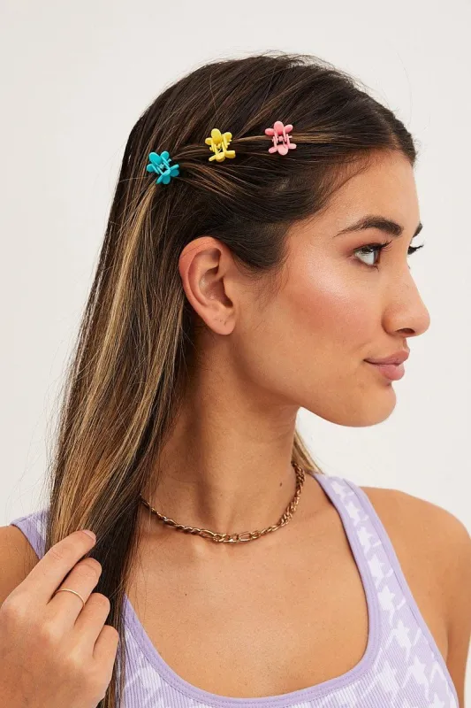 Multi 9 Pack Hair Claw Clips sold by Ally Fashion