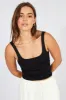 Black Tank Top Square Neck Seamless sold by Ally Fashion
