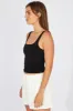 Black Tank Top Square Neck Seamless sold by Ally Fashion
