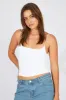 White Singlet Top Round Neck Supersoft sold by Ally Fashion