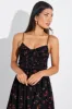 Black Floral Maxi Dress Strappy sold by Ally Fashion