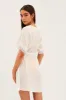 White Tie Front Lace Kimono sold by Ally Fashion