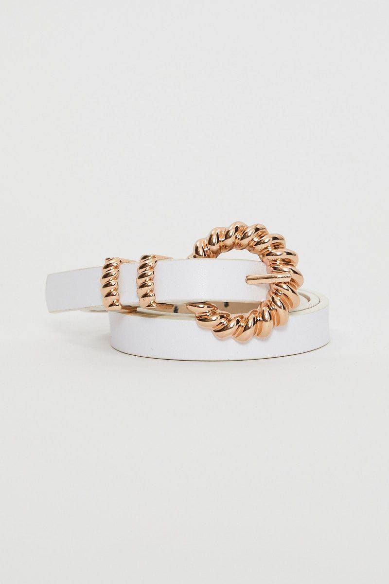 White Decorative Belt sold by Ally Fashion product image thumbnail 3