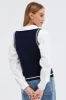 Blue Knit Vest V neck sold by Ally Fashion