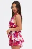 Multi Floral Playsuit Plunging Halter-neck sold by Ally Fashion