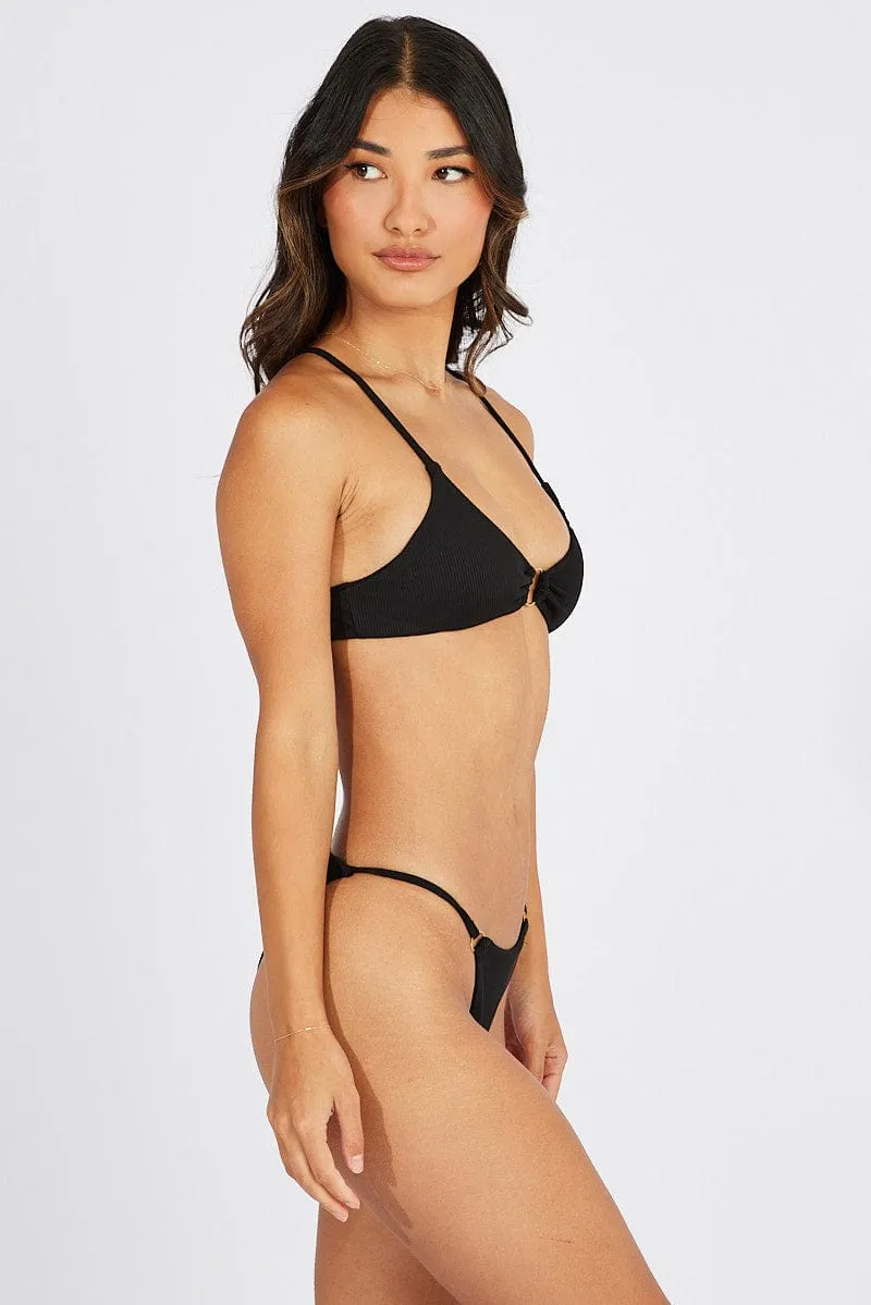 Black Ring Detail Bikini Set sold by Ally Fashion product image thumbnail 3