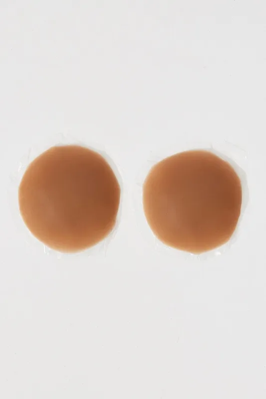 Brown Circular Silicone Nipple Cover sold by Ally Fashion