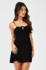 Black Fit And Flare Dress Sleeveless Mini sold by Ally Fashion