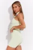 Green Seamless Top And Bike Shorts Activewear Set sold by Ally Fashion